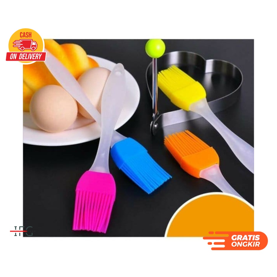 KUAS OLES MINYAK SILIKON / KUAS MENTEGA / KUAS BBQ / KUAS OLES KUE