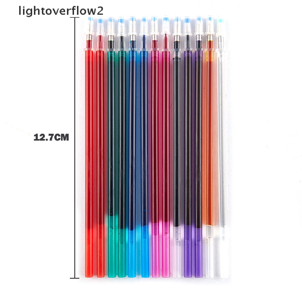 (lightoverflow2) 10pcs / Set Pena Tinta Larut Dalam Air Untuk Perlengkapan Jahit / Cross Stitch (ID)