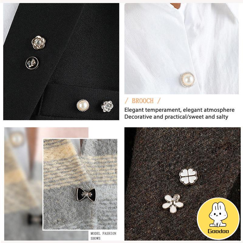 Kancing Invisible Tanpa Jahit Untuk Dekorasi Sweater / Kemeja / Cardigan Wanita -Doo