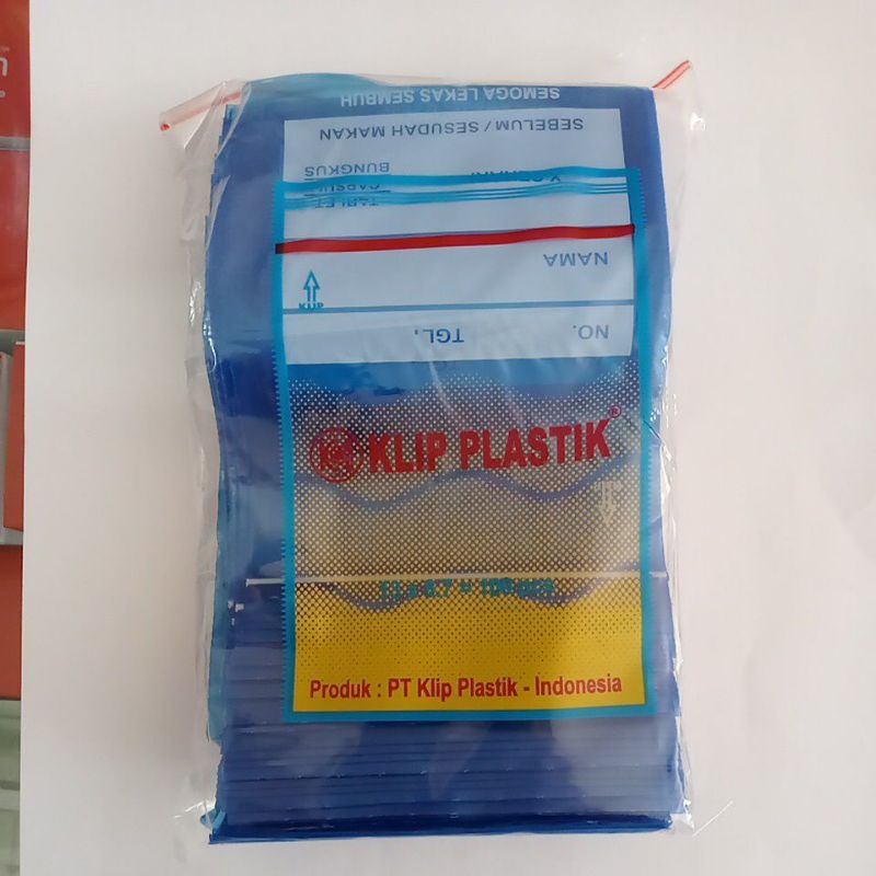 Plastik Klip Obat 13 x 8,7 isi 1000pcs