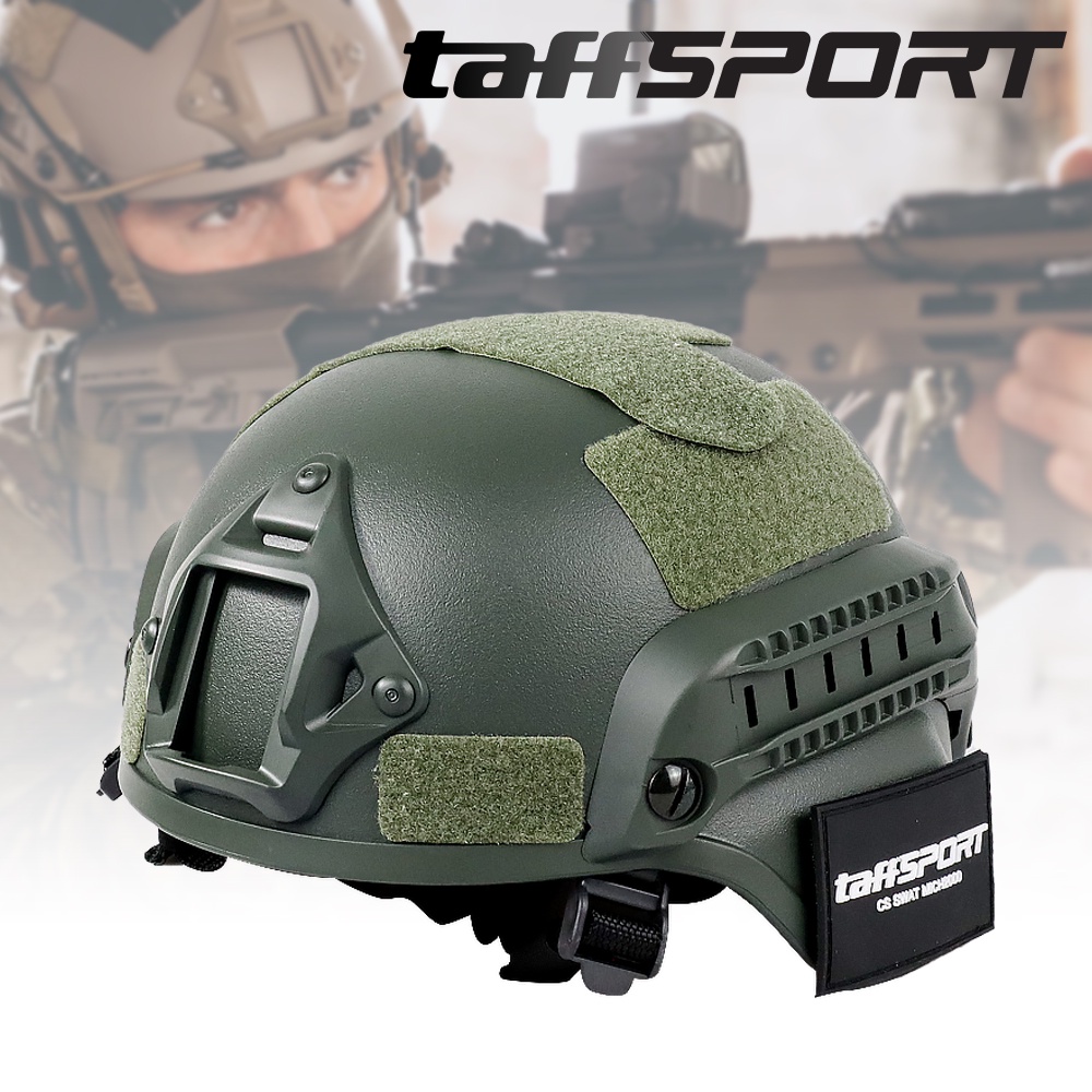 TaffSPORT Helm Tactical Airsoft Gun Paintball CS SWAT - MICH2000