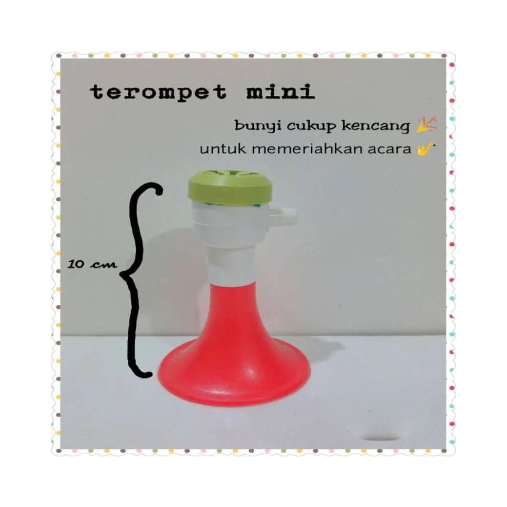 Terompet Mini / Pluit Julur Terompet Plastik Flute Terompet Tahun Baru Mainan Anak Terompet Kecil Terompet Pesta Pluit Lidah - Warna Acak