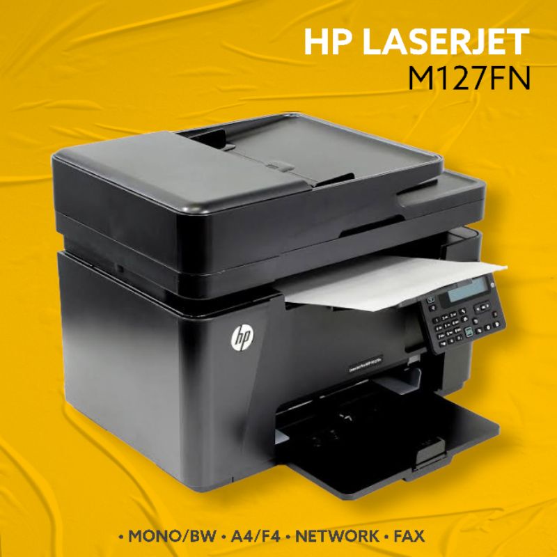 Printer hp laserjet m127fn monokrom scan copy f4