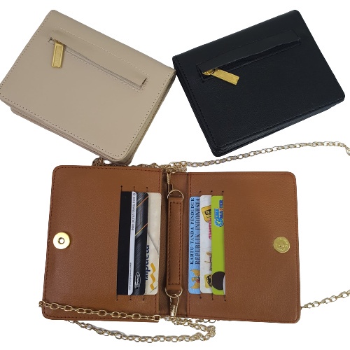 Dompet ayla/Dompet wanita lipat/Selempang Dompet Kartu