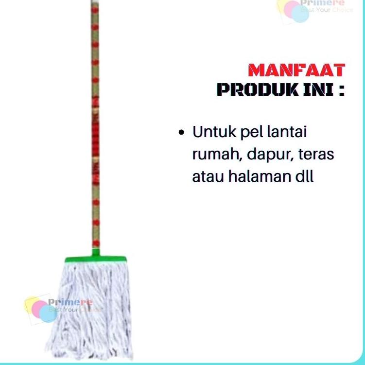 Sale plus--Pel Pelan Lantai Sumbu Kain Murah / Kain Pel Lantai Rumah Yang Bagus 1 Set