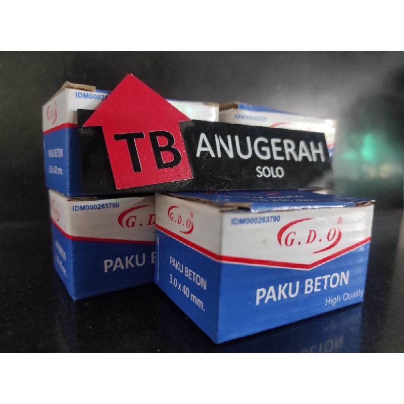 Paku Beton GDO Hitam 4cm