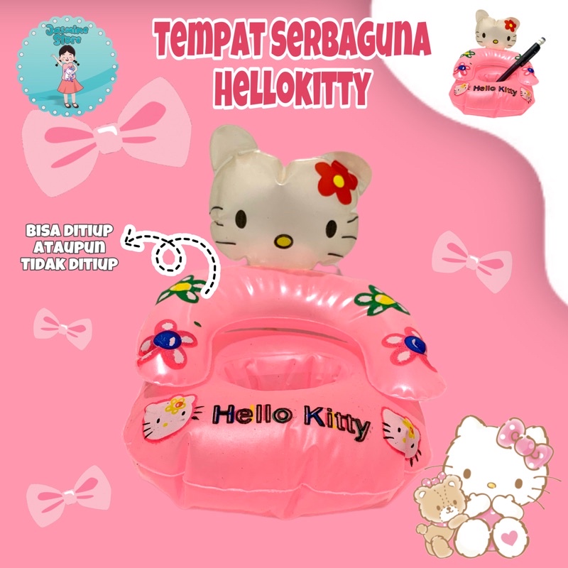 Tempat Serbaguna Hellokitty/Tempat Alat Tulis Hellokitty/Wadah Serbaguna/Container Serbaguna/Koleksi Hellokitty/Hellokitty