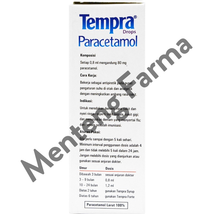 Tempra Drops 15 mL - Pereda Demam dan Nyeri Khusus Bayi 0 - 2 Tahun