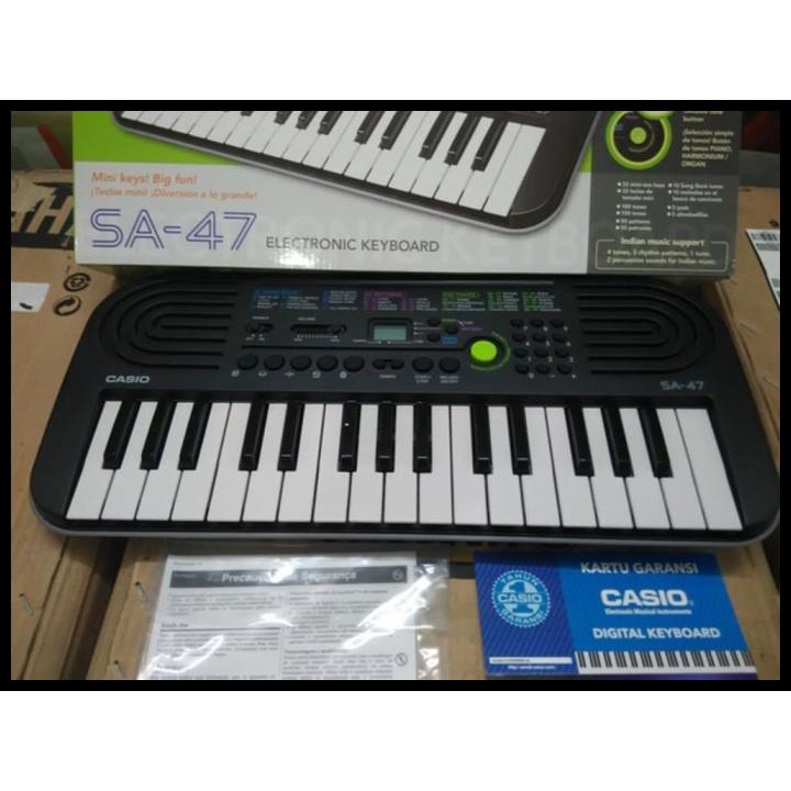 Keyboard Piano Casio Sa47 Original Keyboard Digital Mini Casio Sa 47