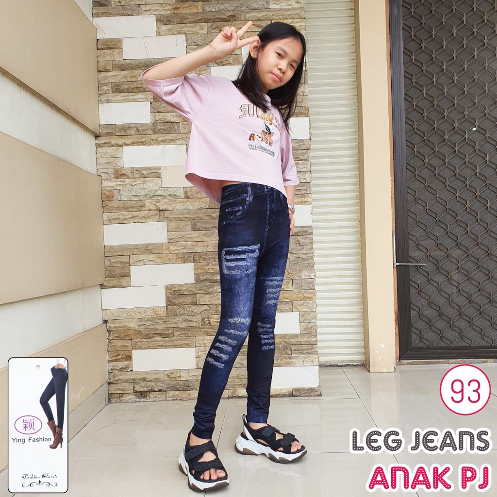 Legging jeans Anak # 93 / legging import / legging denim anak