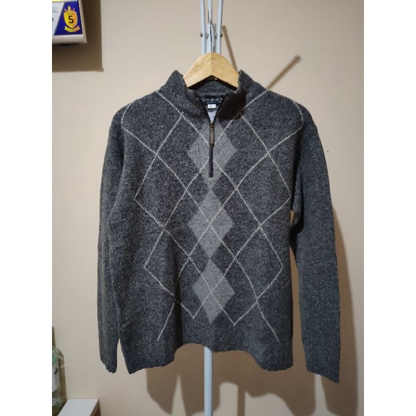 Sweater Rajut / Knitwear Halfzip Yves Saint Laurent