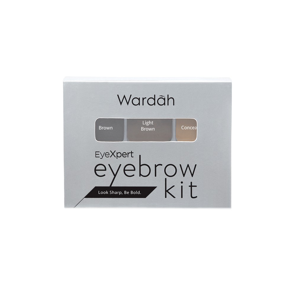 Wardah EyeXpert Eyebrow Kit - Hasil Tahan Lama (Eyebrow Powder) Girlsneed77 COD Bayar di Tempat Medan Beauty Cosmetics Skin Care Kosmetik Wajah Original BPOM Halal