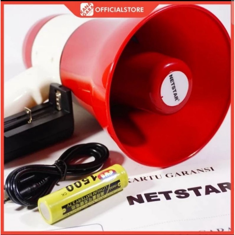 Megaphone Tangan  Pengeras Suara NETSTAR NS95MP USB Port