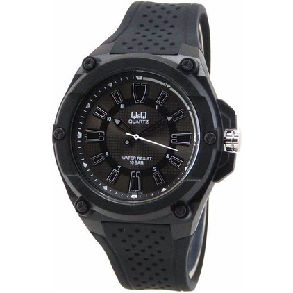 Jam Tangan Pria Casual Sporty Karet Rubber Analog Original Q&amp;Q QnQ QQ VR50 VR50J Series