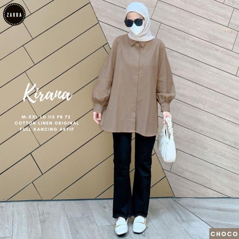 (BISA COD)KIRANA BLOUSE TERBARU