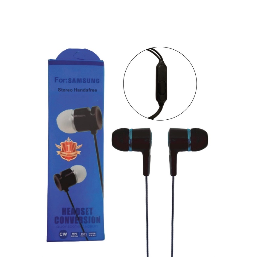 Headset Earphone OC Samsung Handsfree Super Bass Jack Audio 3.5mm