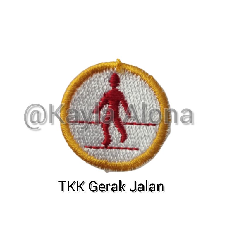 BET / BADGE TKK WAJIB PURWA PENEGAK ( 1 PAKET = ISI 10 TKK WAJIB )