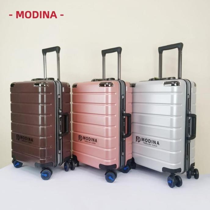 Koper Modina 8307 Size 24 Inch - Koper Cabin Bahan Pc Import No Zipper Merryjaya04