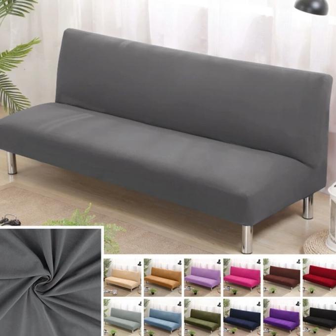 cover sofa bed / sarung sofa bed polos size M