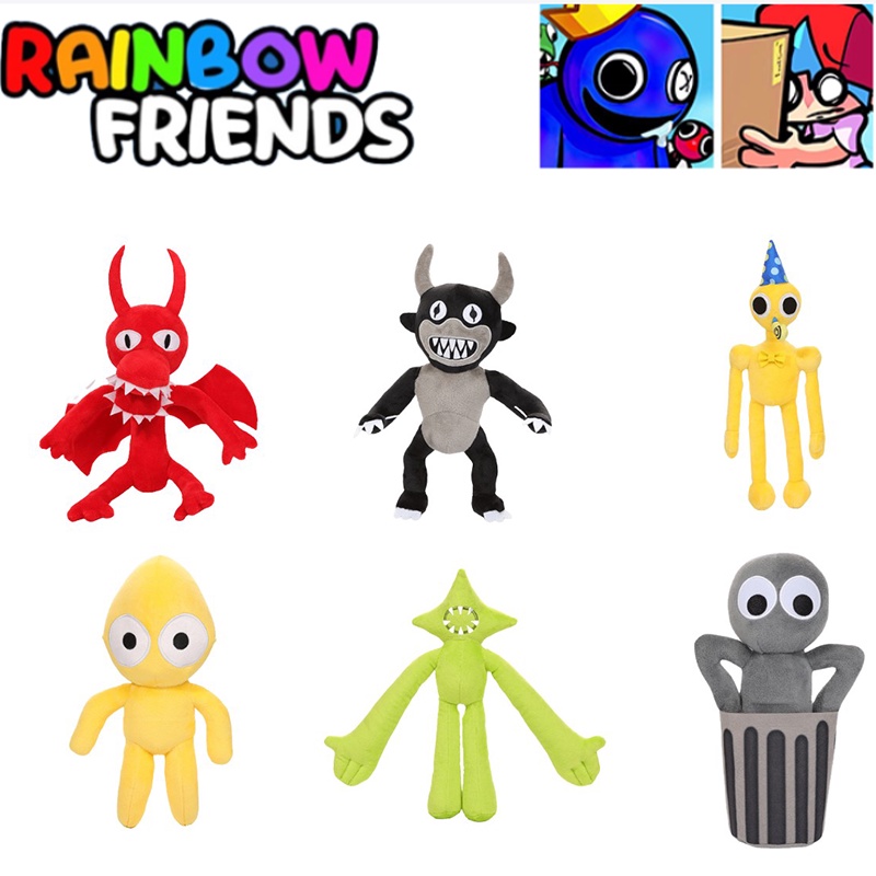 Lovely Roblox Rainbow Friends Plush Toy- Hadiah Xmas Sempurna Untuk Penggemar Anime