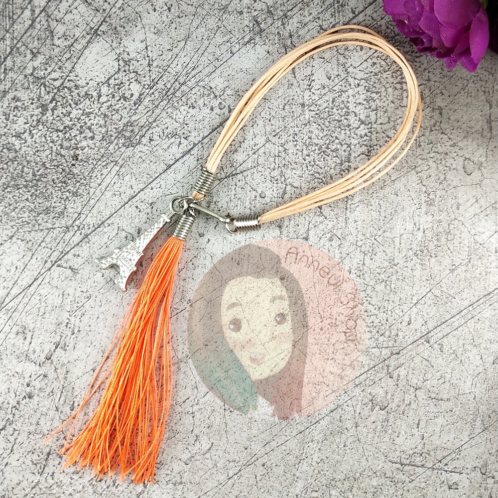 [COD] GG0306 - Gelang Tali Korea Kpop Pria Wanita Warna Warni Bracelet Pelangi Wana Pastel