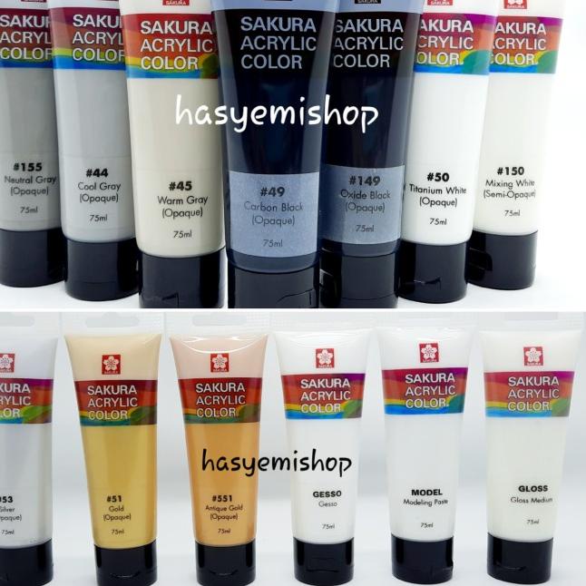 

Sakura Acrylic Color Tube 75 ml