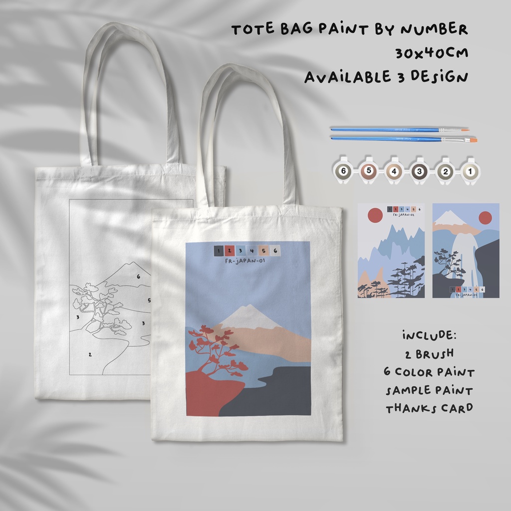 

TOTE BAG Paint By Number Kit, japan 30x38