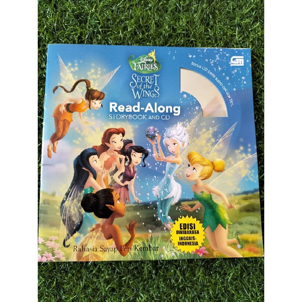 buku cerita disney fairies bilingual + CD