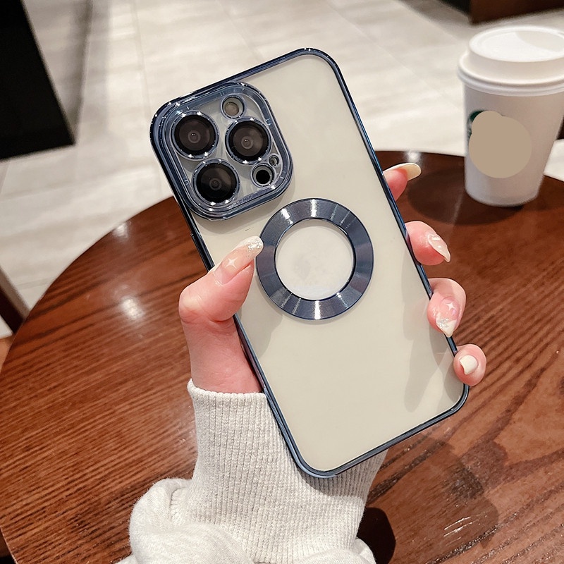 Soft Case TPU Transparan Shockproof Cover IPhone 14 13 12 11 Pro Max X Xs Max XR 8 7 Plus