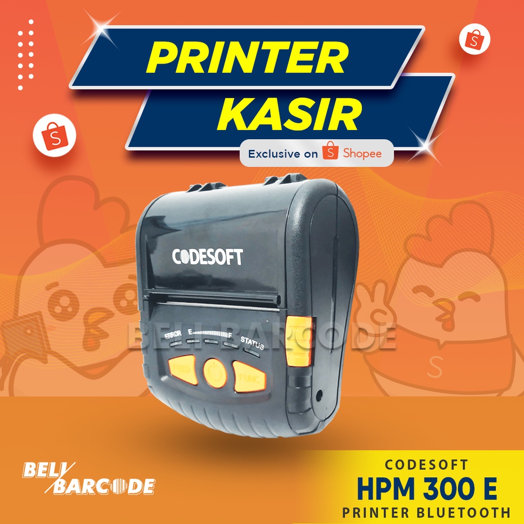 LABEL PRINTER BLUETOOTH PORTABLE HPM 300EL - PRINTER EKSPEDISI