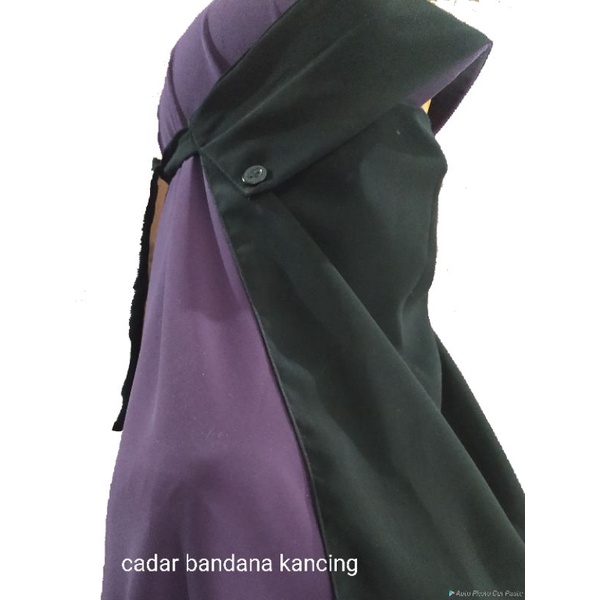 Cadar bandana poni kancing
