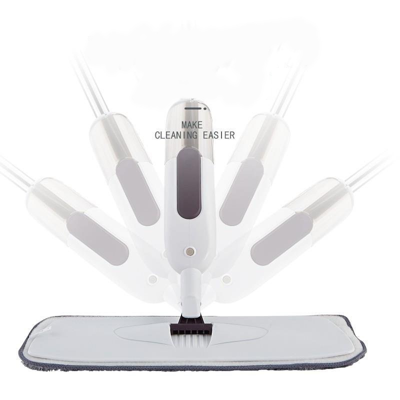 Aurota Alat Kain Pel Penyemprot Air Water Spray Sweeper Floor Flat Mop - A88 - White