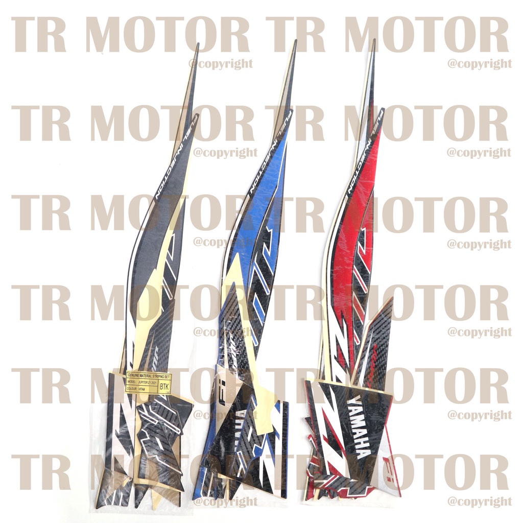 Stiker Motor Jupiter Z1 2021 Sticker Striping Lis Full Set Motor