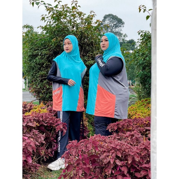 Livigi - Livi Pocket Vest Hijab - Kerudung Rompi Olahraga