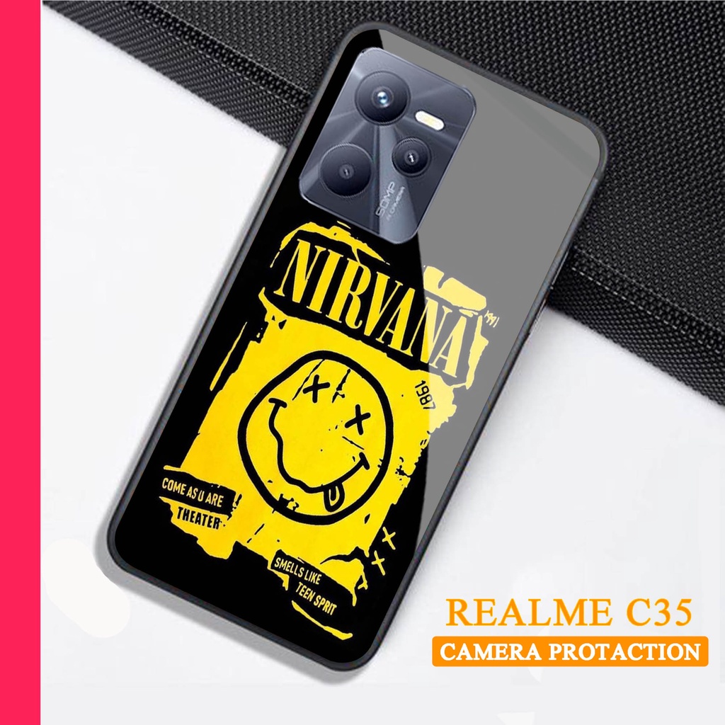Softcase Glass Kaca REALME C35 - Case Handphone REALME C35 [74]