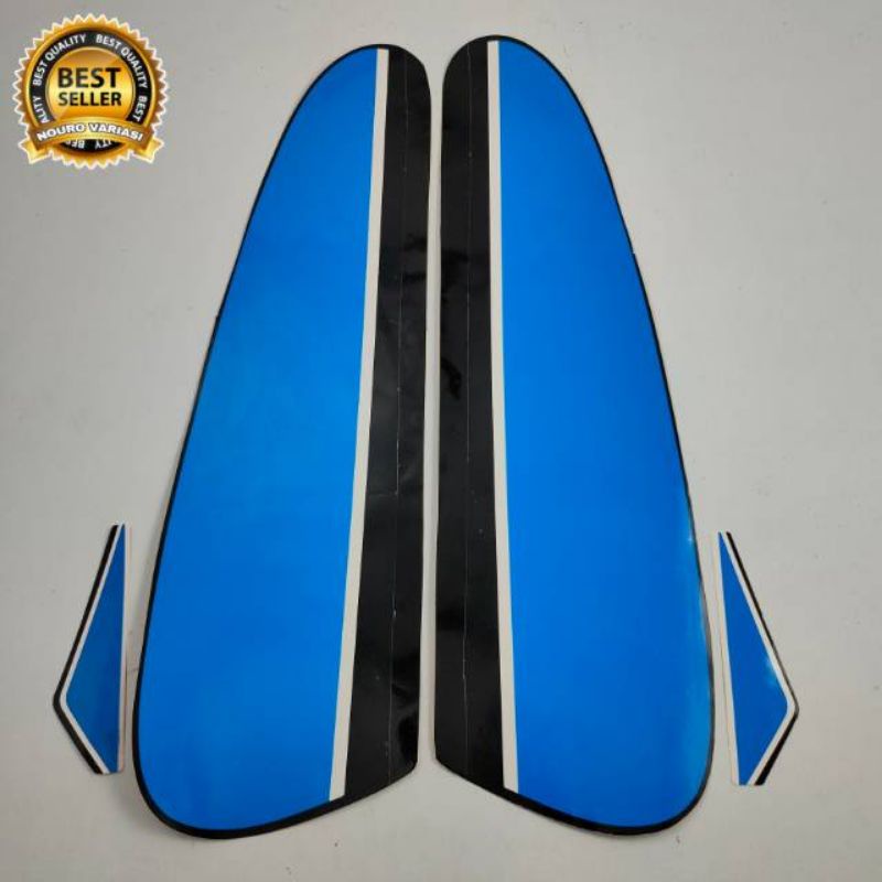 Striping lis stiker standar ori Honda CB 100 cb 125 biru Stiker ori CB 100 125 biru