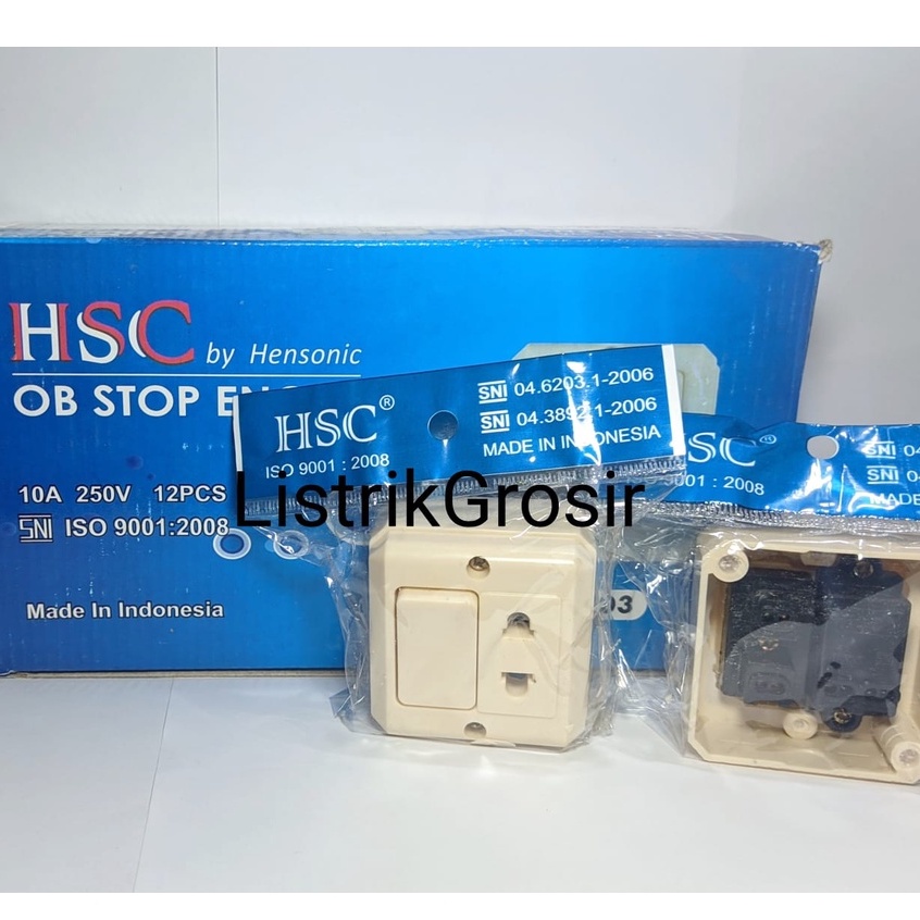 HSC OB Saklar Engkel + Stop Datar Outbow Tempel by Hensonic Cream 703