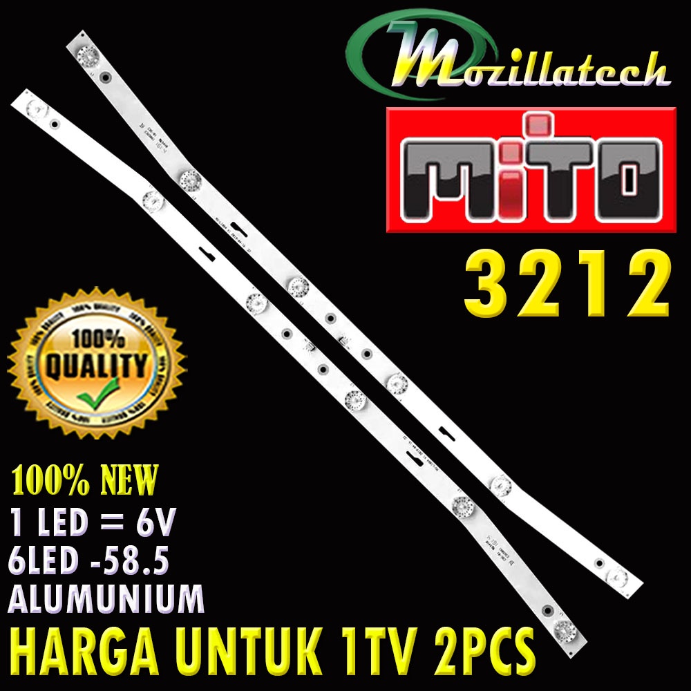 LED BACKLIGHT MITO 3212 BACKLIGHT MITO 6V 6K 6 KANCING