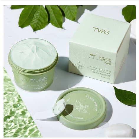 (UMU SUPPLIER) MAIGOOLE TWG GREEN TEA CLAY MASK | PORE CLEAN CLAY MASK | GREEN TEA COOLING MUD MASK MEIDIAN