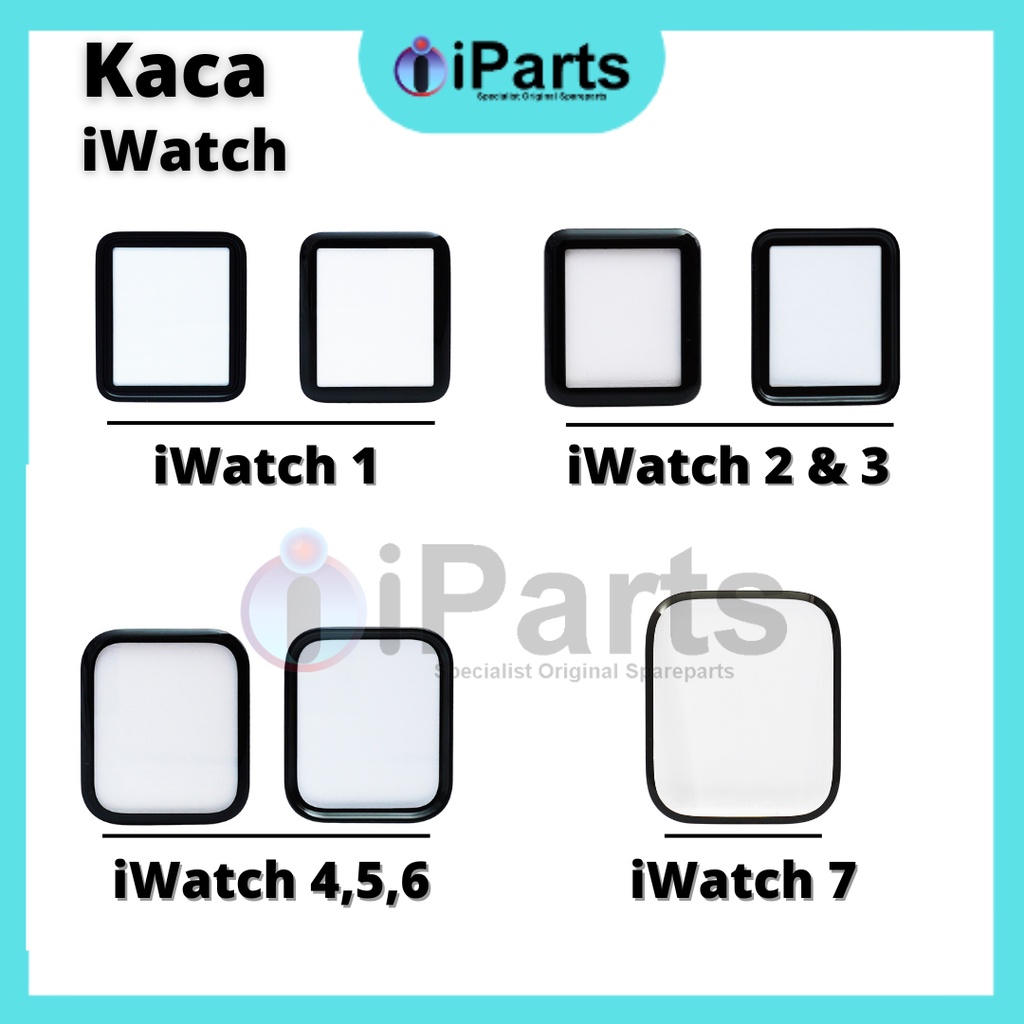 Kaca Jam Tangan iWatch seri 1 2 3 4 5 6 7 Glass Smartwatch Series
