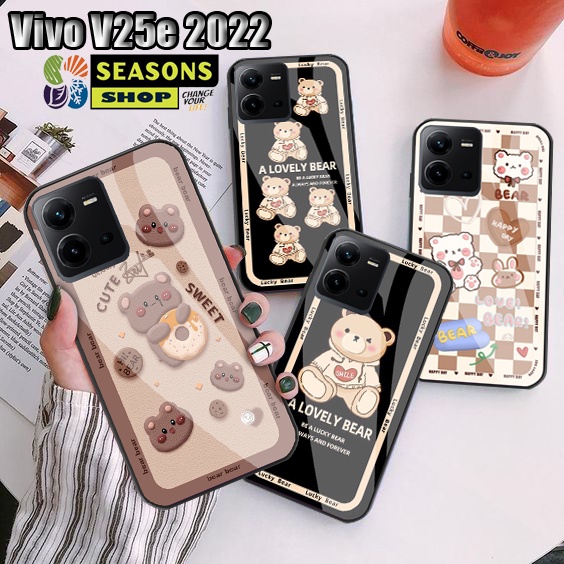 [ Vivo V25e ] Vivo V25e Terbaru Vivo V25e 2022 Softcase Vivo V25e Terbaru Softcase Kaca Vivo V25e - 