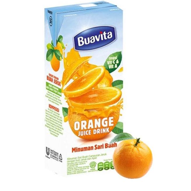 

READY ✅Buavita Juice Jus Kemasan Rasa Buah Asli Jeruk 250ml x 24 Pieces (1 Carton)|SQ4