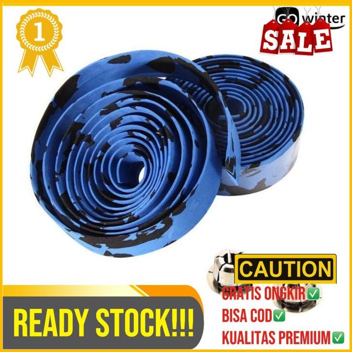 Ymbl Gir 2Pcs Tape Pembungkus Stang Sepeda Balap Bahan Karet Ready Stock