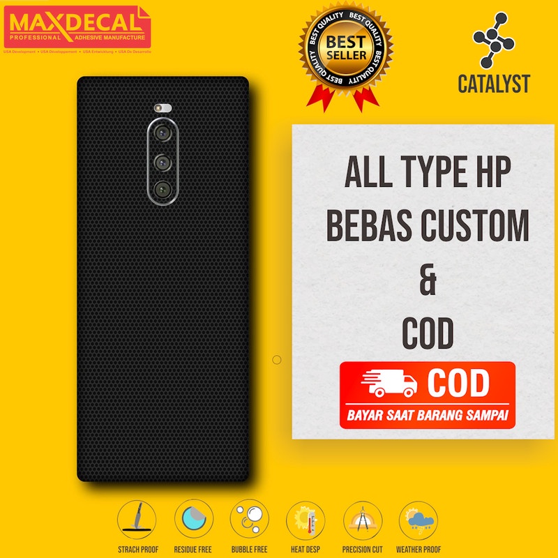 Garskin Sony Xperia 1 Back only Kode 6 - Bisa Custom - Skin Case