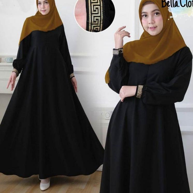 Terlaris Nabila Dress Gamis Putih Polos Wanita Menyusui Busui Fashion Muslim Dress Gamis Haji Umroh 