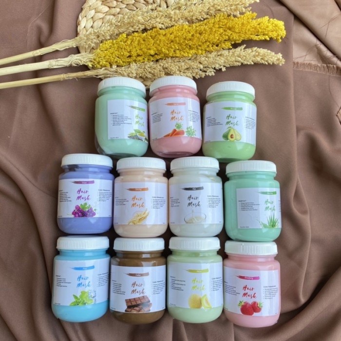 {MURAH MERIAH} HAIR MASK CREAMBATH BPOM JAR 200ml BPOM APPROVED--MASKER RAMBUT SALON MURAH