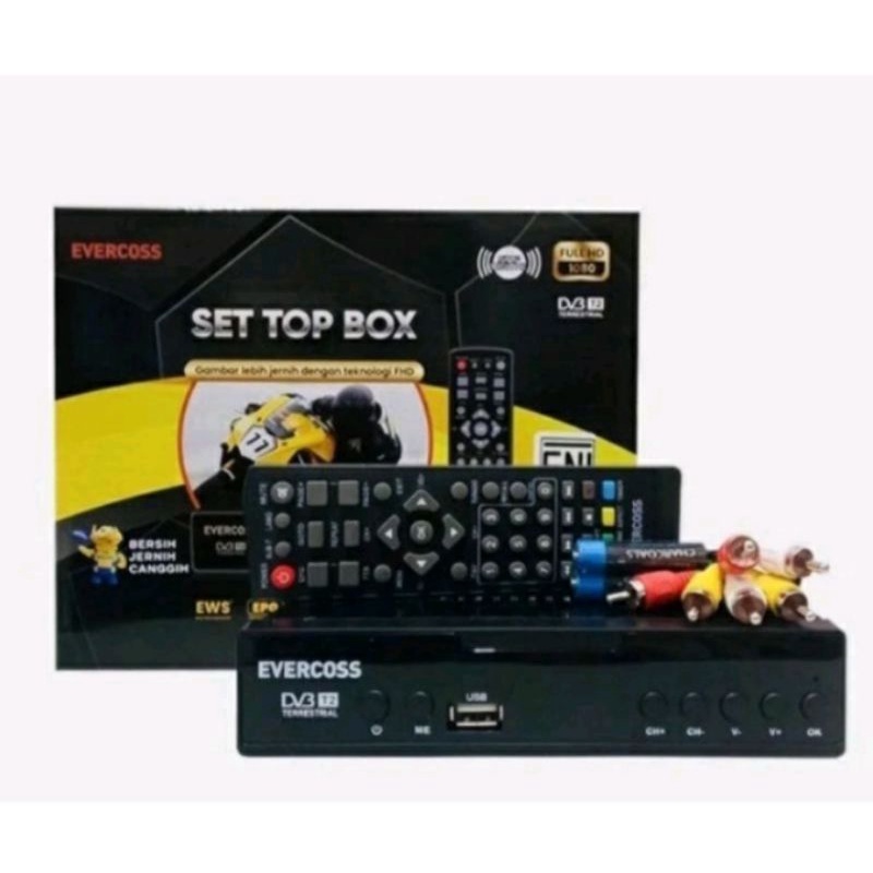 SET TOP BOX EVERCOSS MEGABOX MURAH RAV SOLUTION