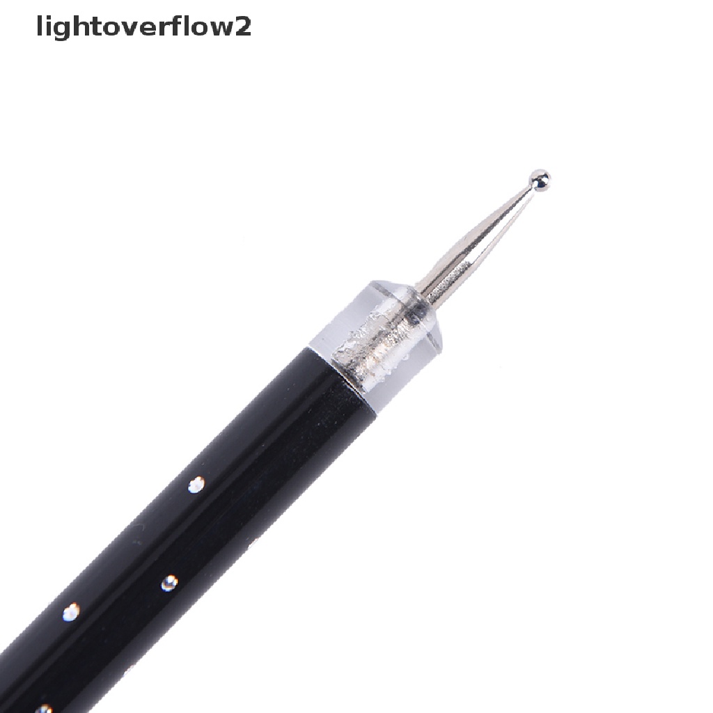 (lightoverflow2) Pensil Wax Picker Pengambil Manik-Manik Kuku Kepala Ganda