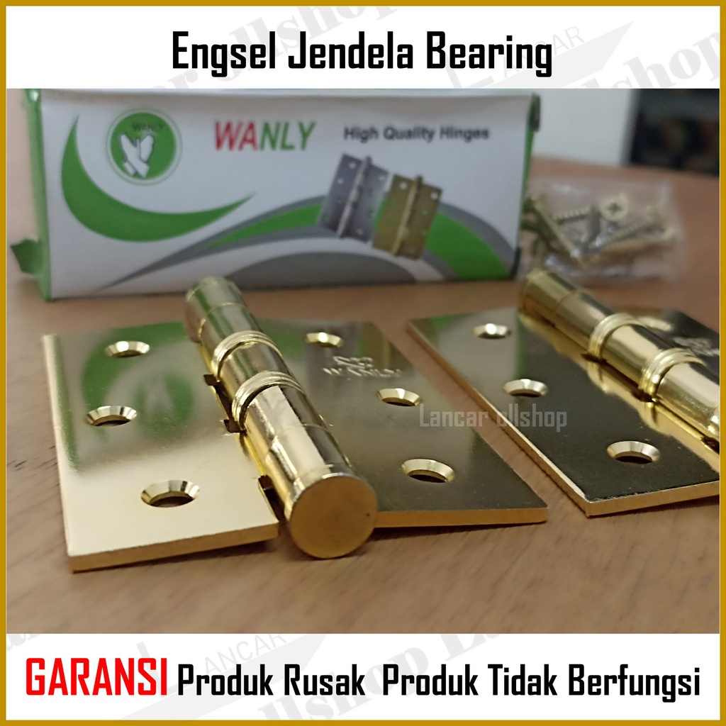 Engsel pintu bearing 3 inch GP / Engsel jendela DAPAT 1 PASANG