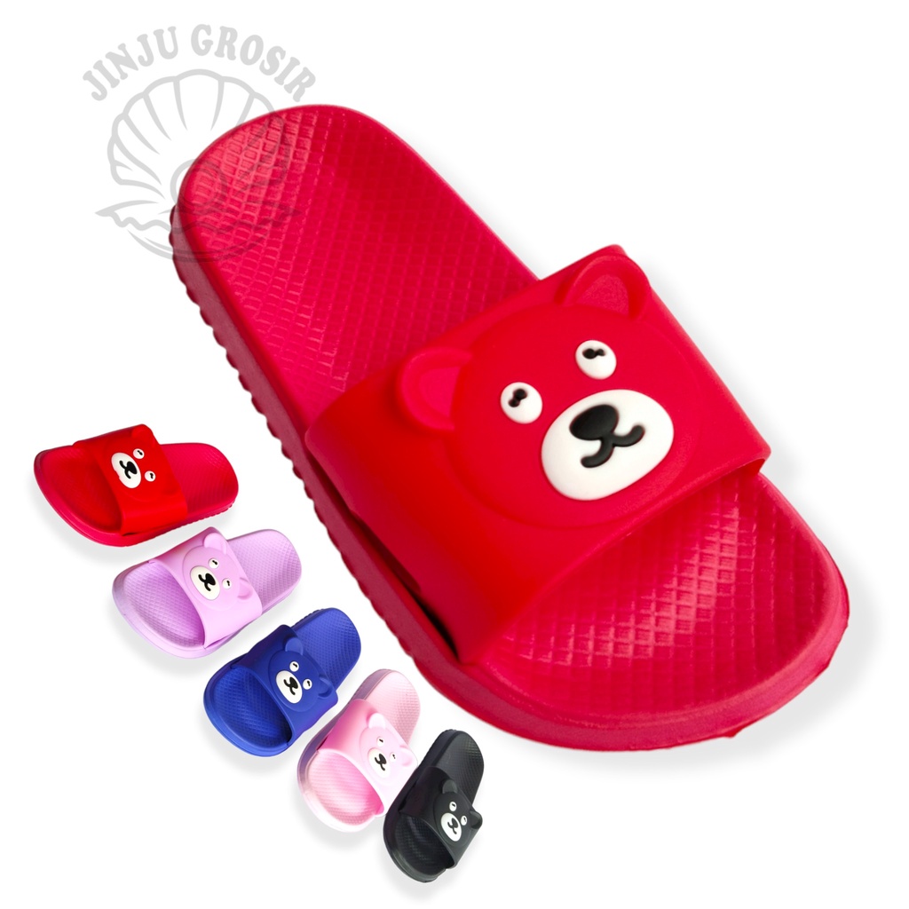 Sandal Slop Karet Anak Perempuan Cewek Sendal Selop Balita Laki Laki Cowok Umur 1 2 3 4 5 Tahun Impo